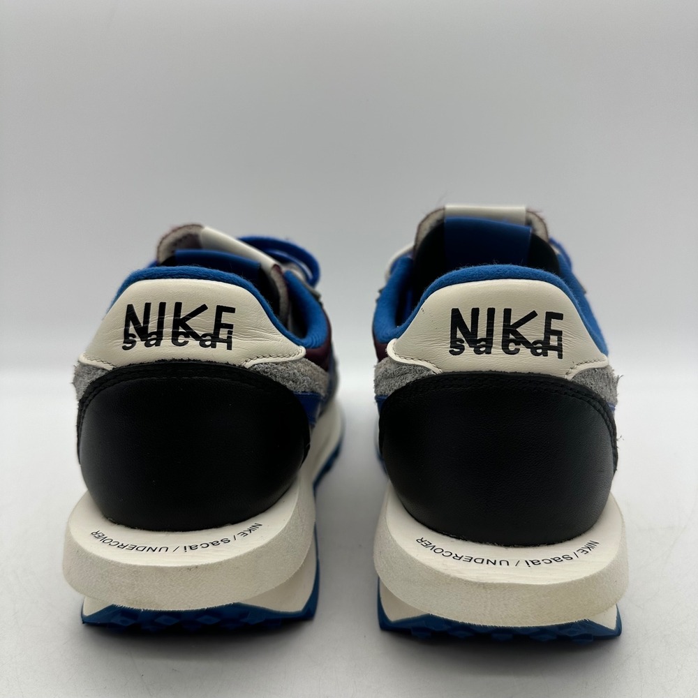 Nike DJ4877-600 Mens 6.5 Maroon Royal LDWaffle x sacai x UNDERCOVER Sneakers - Picture 8 of 10